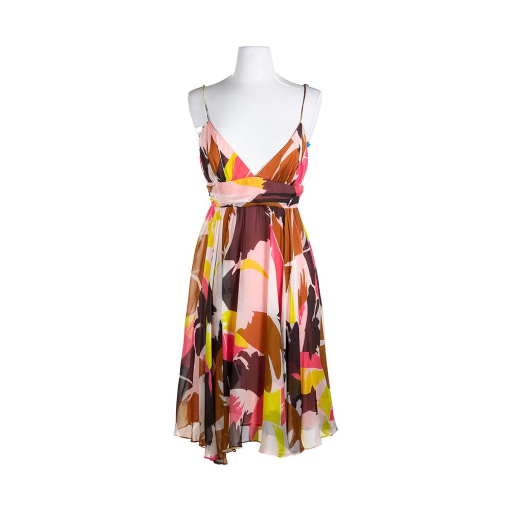 Milly Multicolor Abstract Midi Dress